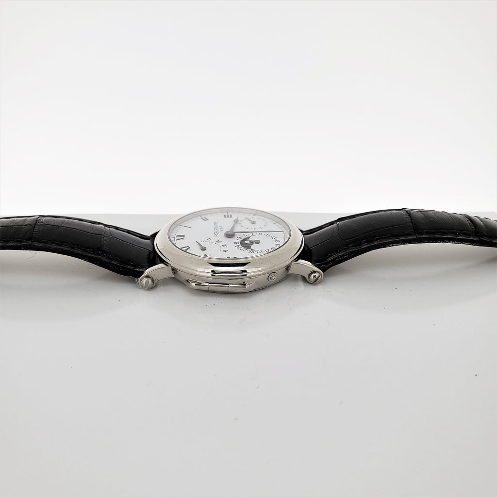 Patek Philippe 5054G-001 Complicated Officers Case Watch circa 2000