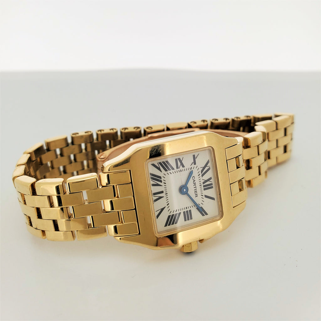 Cartier Santos Demoiselle 18 Karat Yellow Gold Ladies Watch