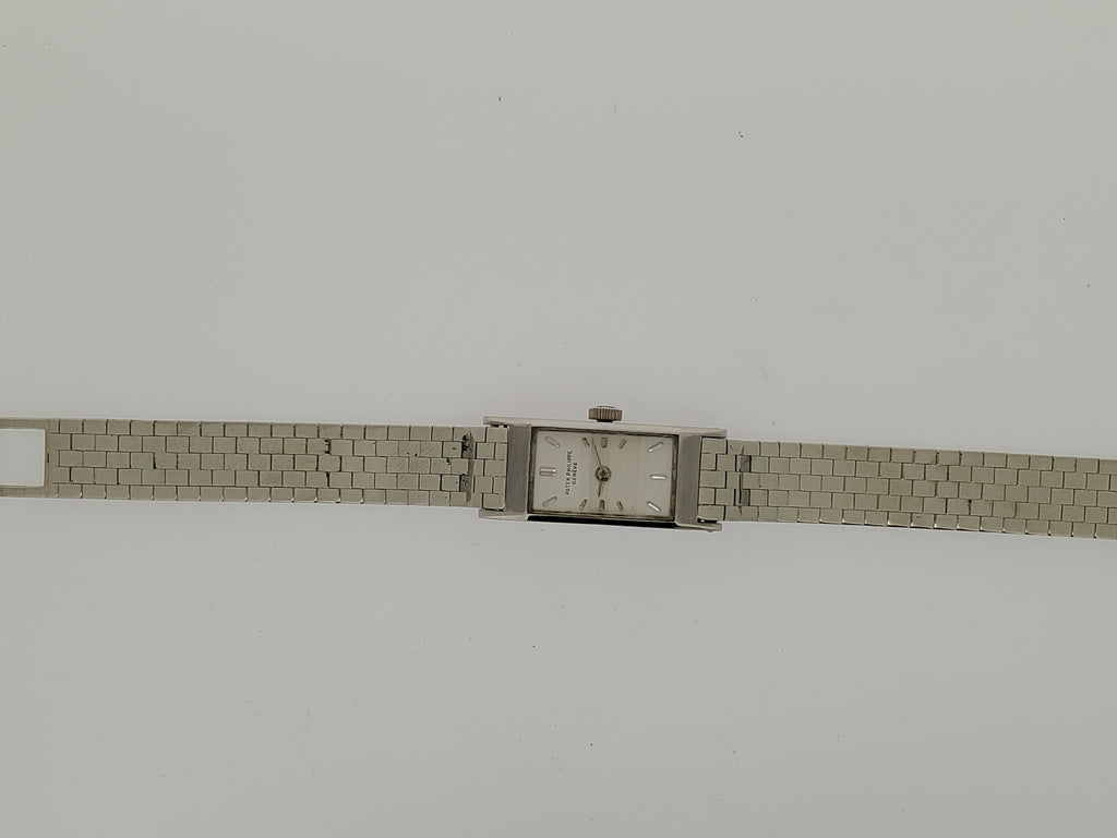 Patek Philippe 2292-1P;  Ladies Platinum Tegolino hour glass watch; Circa 1956-7