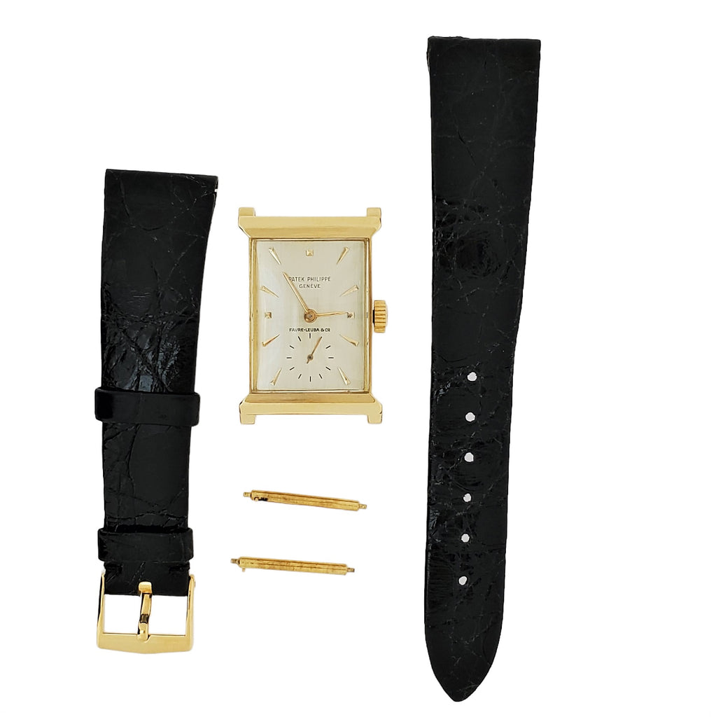 Patek Phillippe 2404J "Canape' Art Deco Architectural Watch Circa 1952