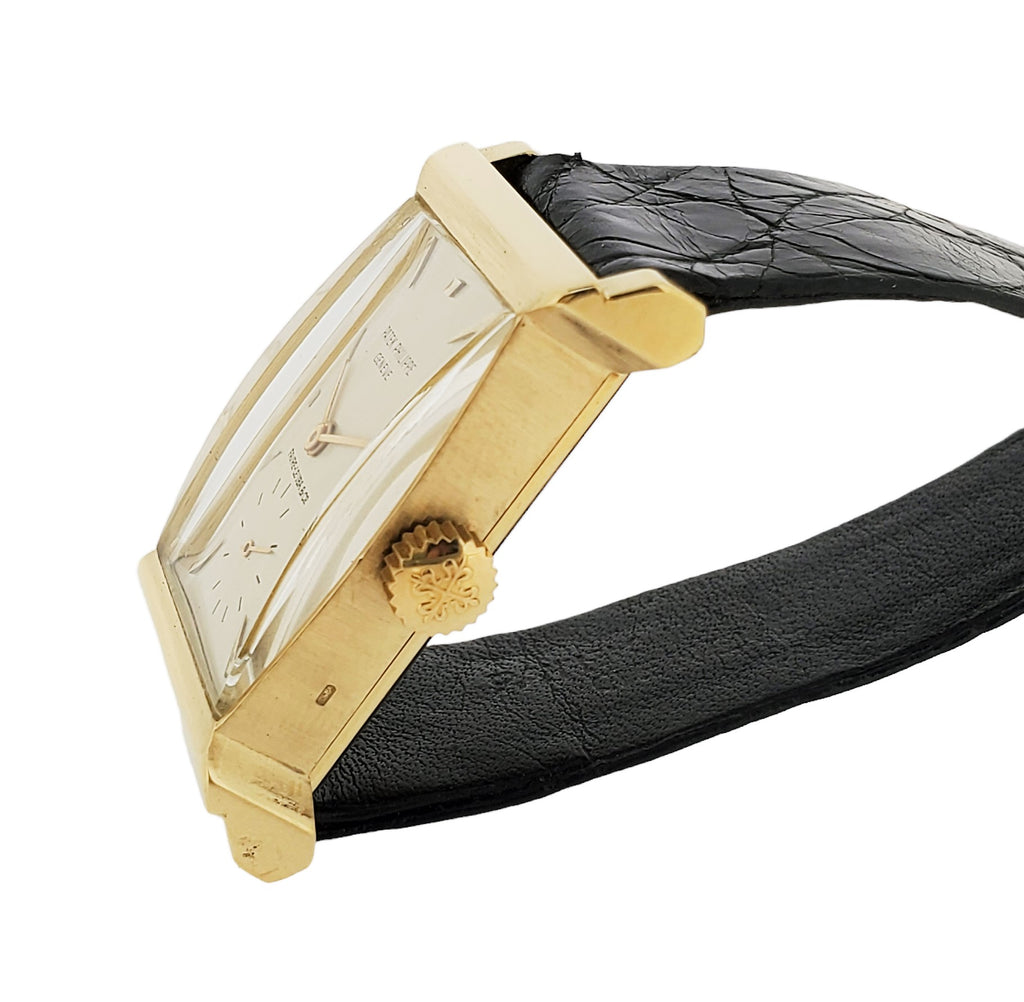 Patek Phillippe 2404J "Canape' Art Deco Architectural Watch Circa 1952