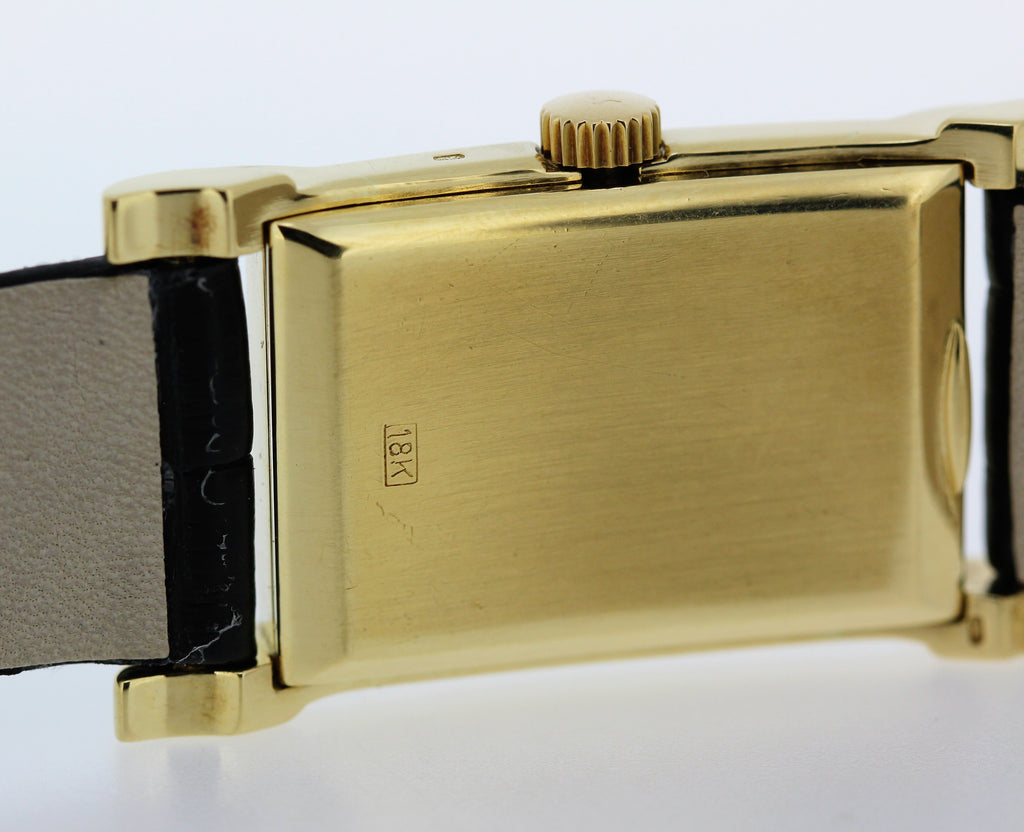 Patek Philippe 2415J, Oversized Rectangular watch with stepped fancy lugs, circa 1948