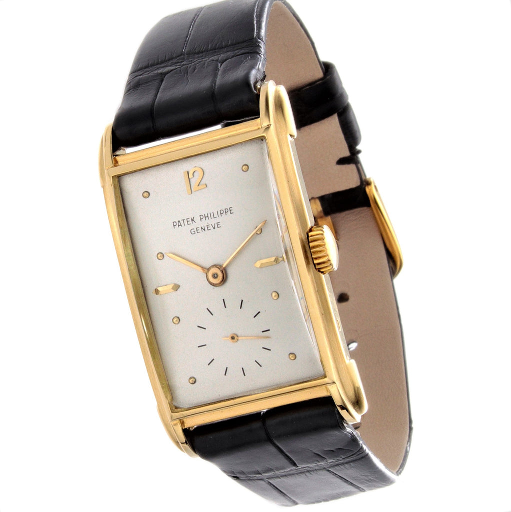 Patek Philippe 2417J Curved Domed Rectangular Watch