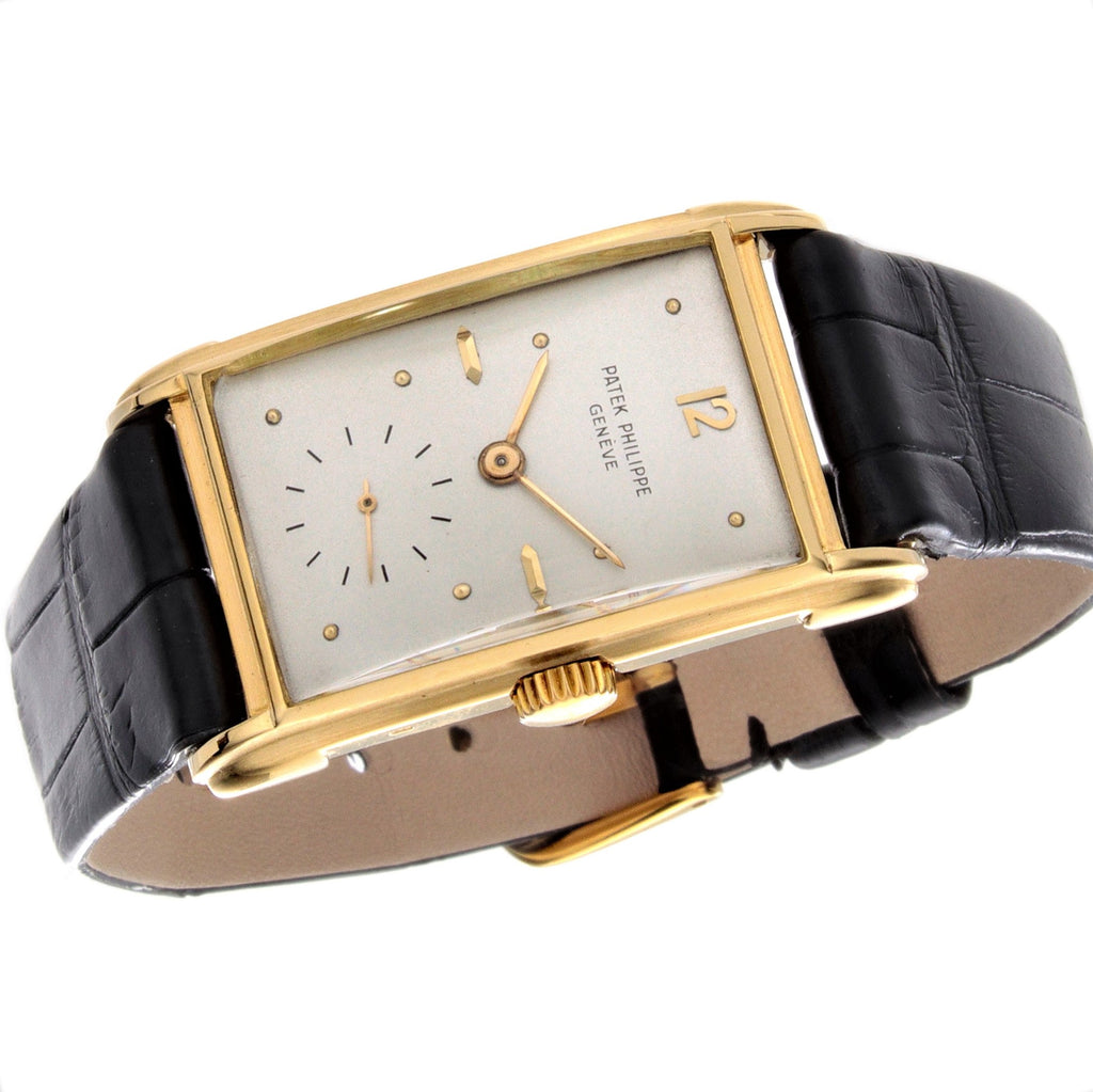 Patek Philippe 2417J Curved Domed Rectangular Watch