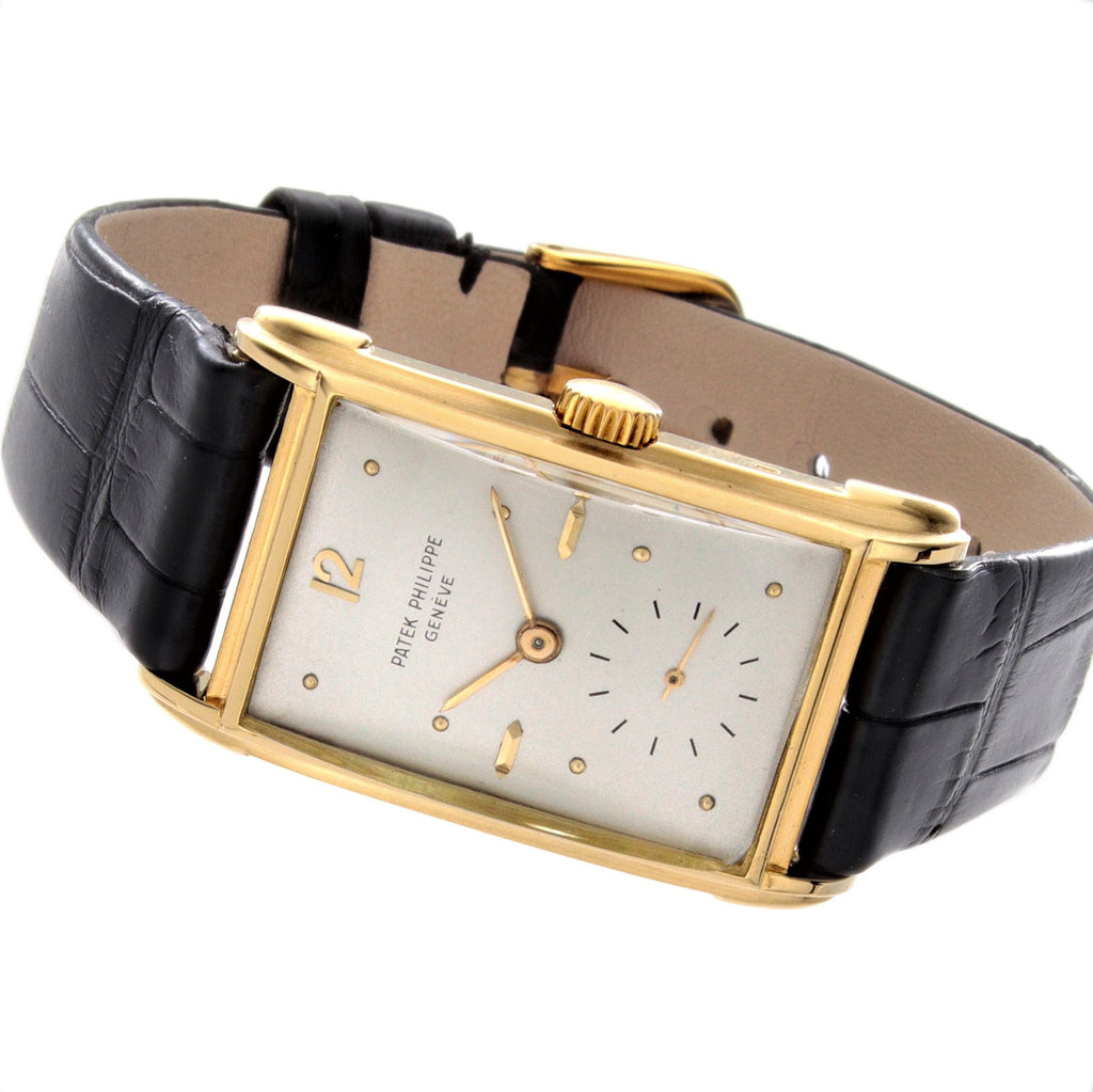 Patek Philippe 2417J Curved Domed Rectangular Watch