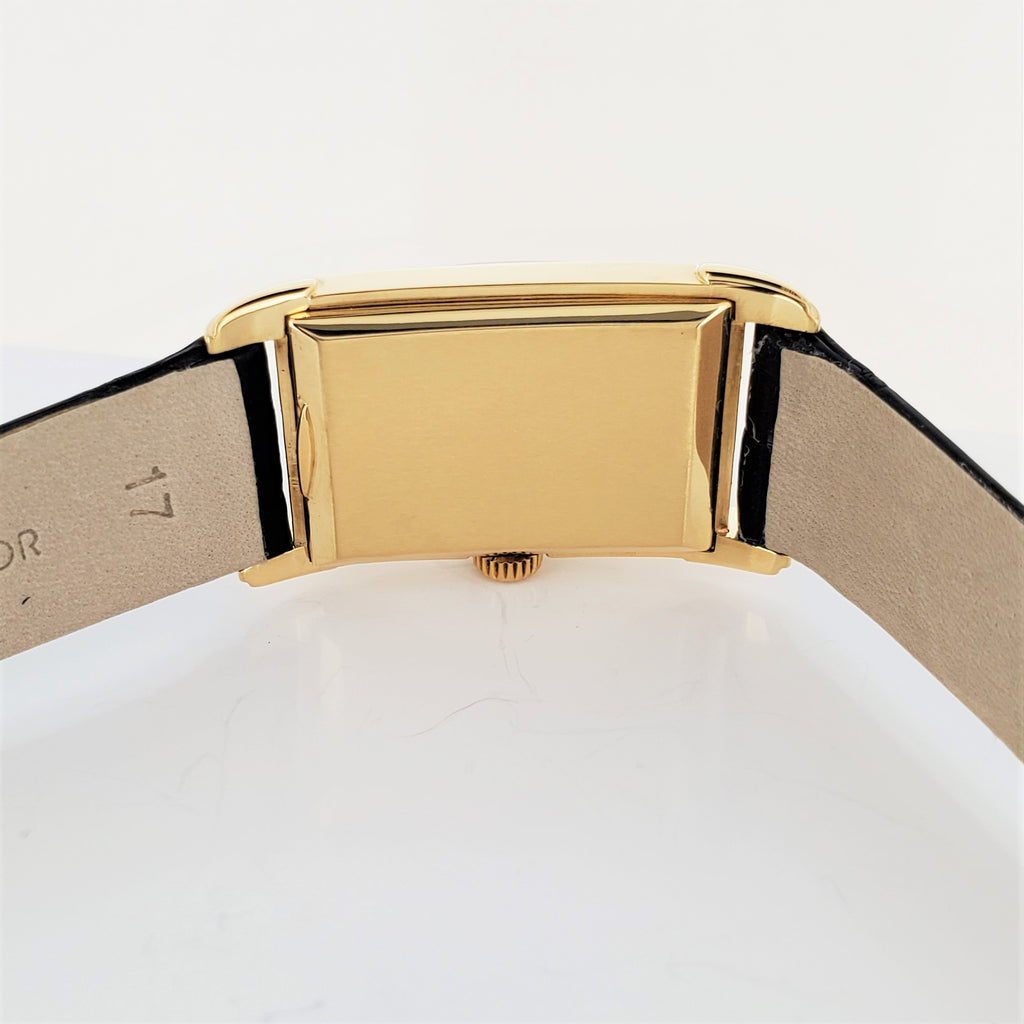 Patek Philippe 2417J Curved Domed Rectangular Watch