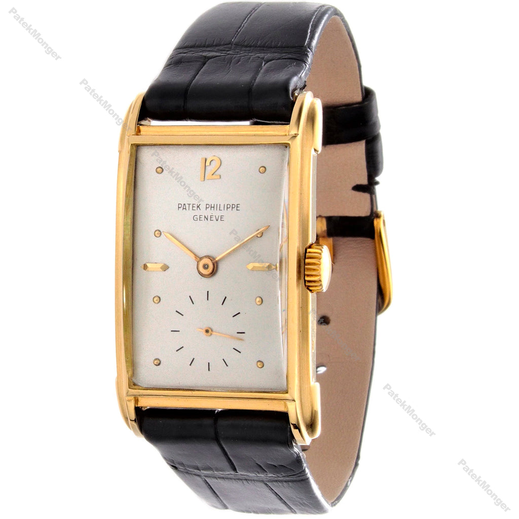 Patek Philippe 2417J Curved Domed Rectangular Watch