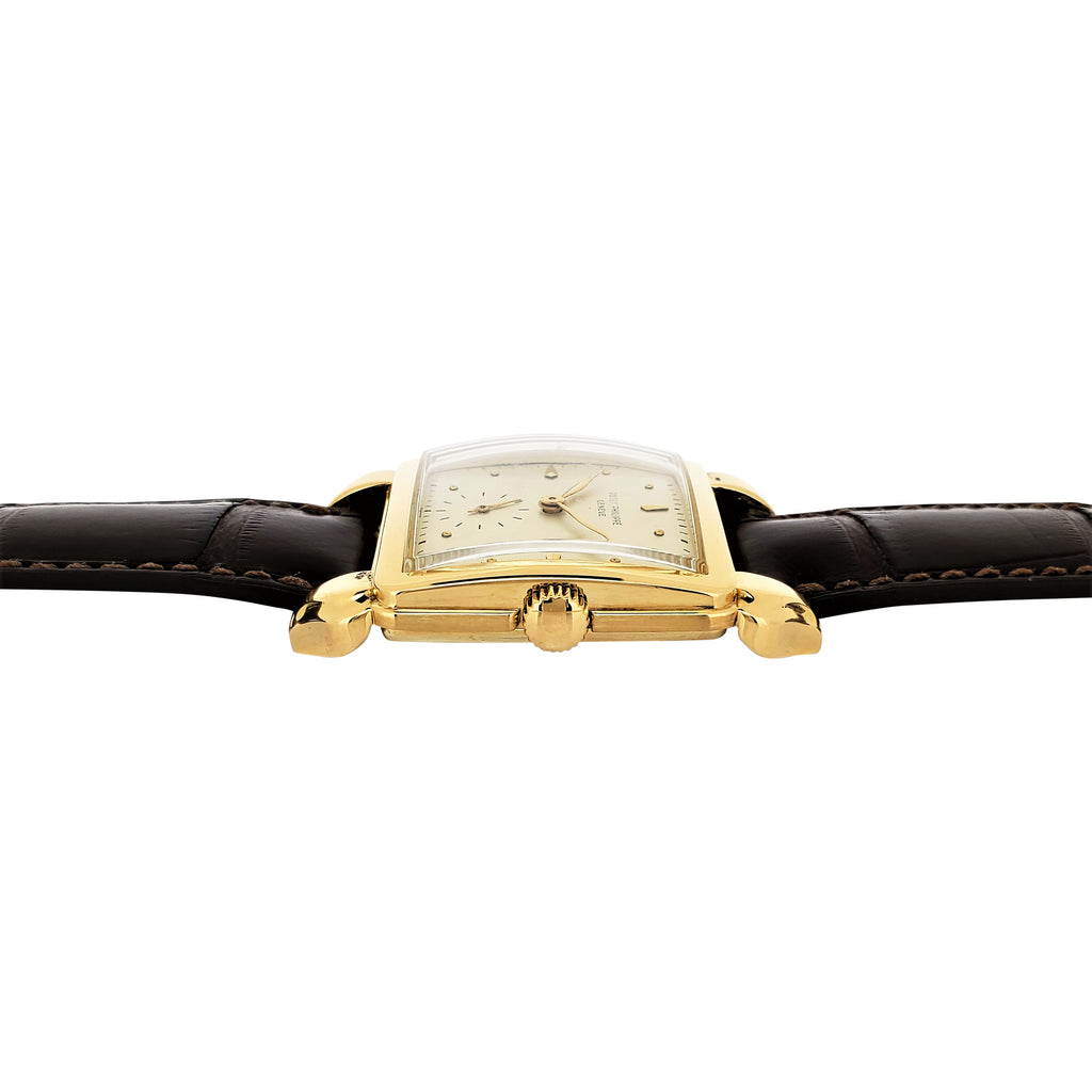 Patek Philippe 2424J Vintage Oversized "Flame" Lugs Watch Circa 1950