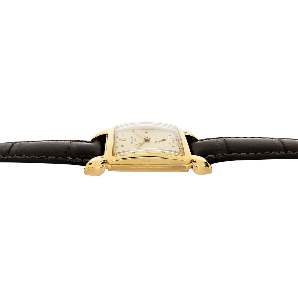 Patek Philippe 2424J Vintage Oversized "Flame" Lugs Watch Circa 1950