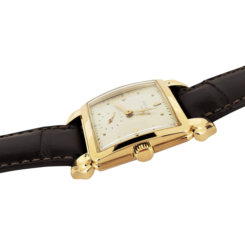 Patek Philippe 2424J Vintage Oversized "Flame" Lugs Watch Circa 1950