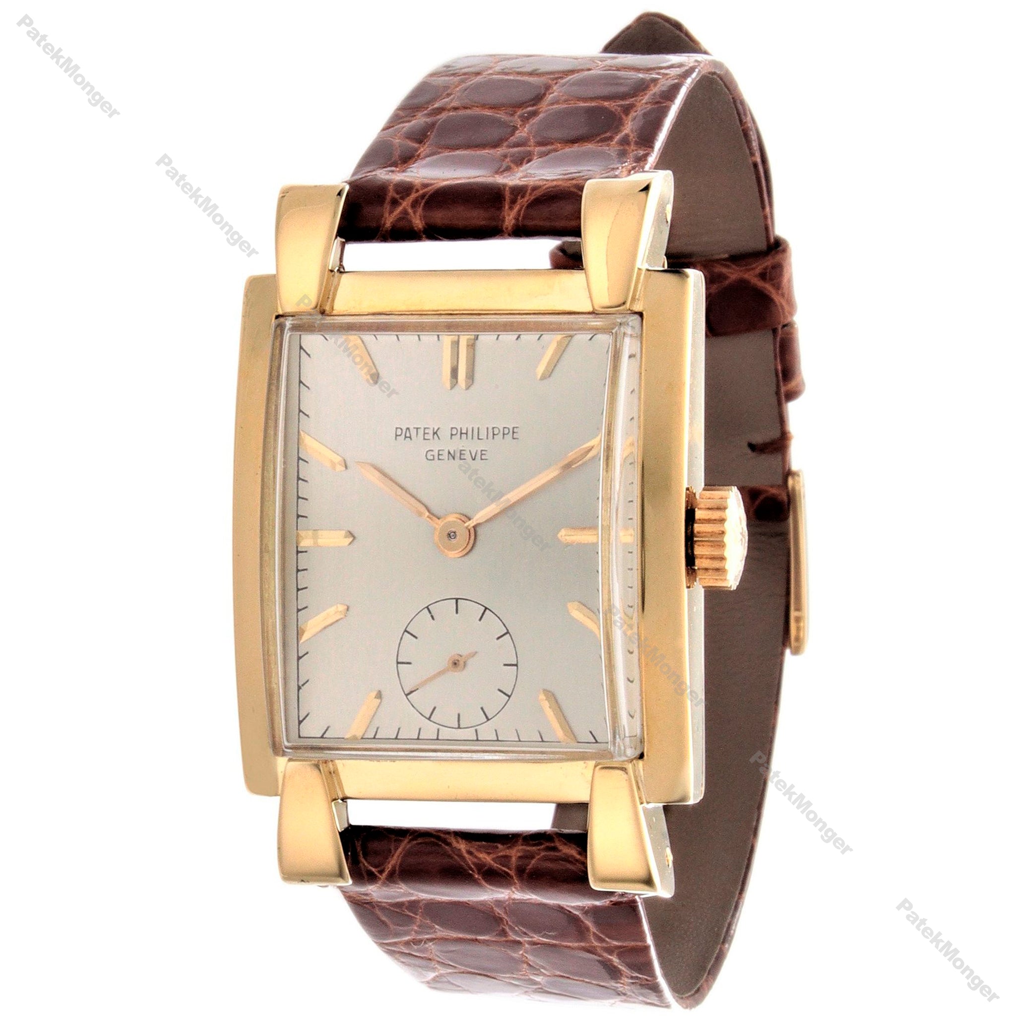 置物 Patek philippe Patek Philippe 2427J Vintage Rectangular Watch – PatekMonger