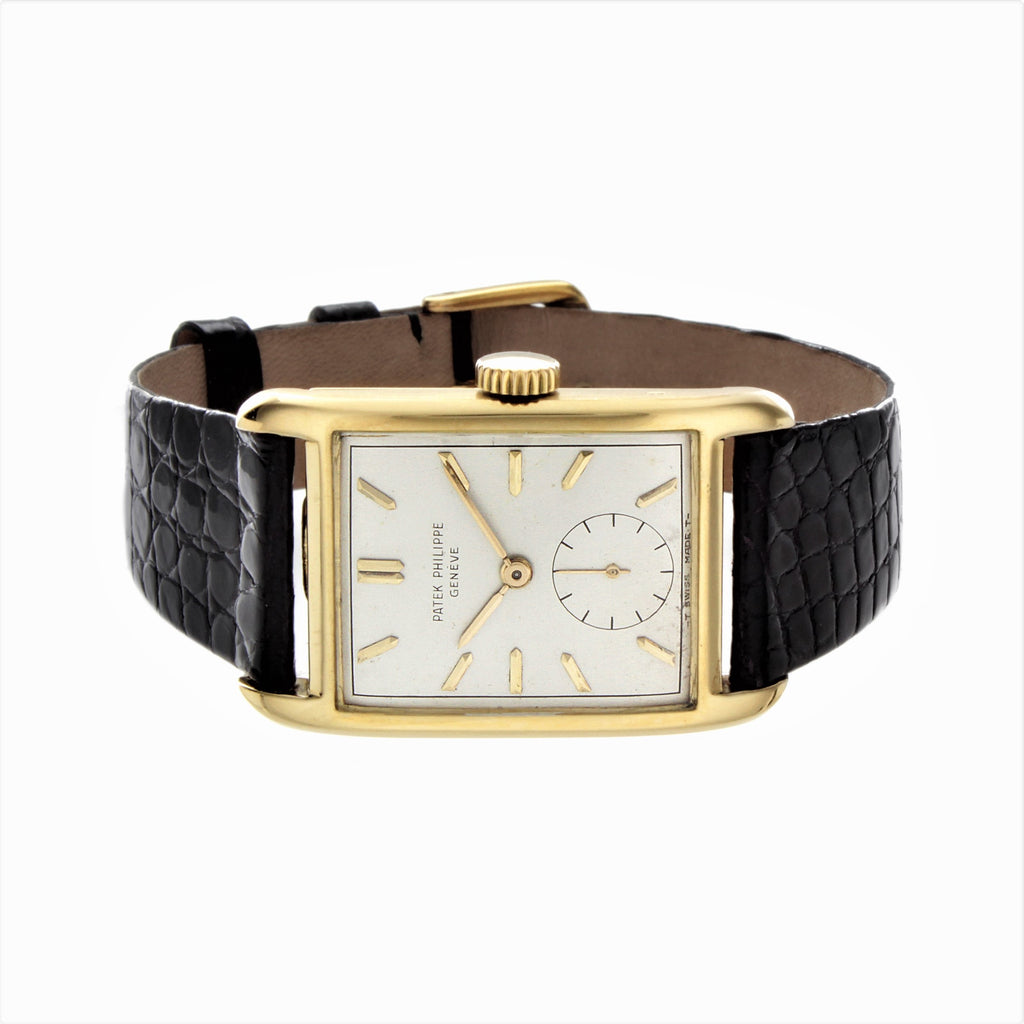 Patek Philippe 2434J Vintage Large rectangular oversized tank Style case. Circa 1948