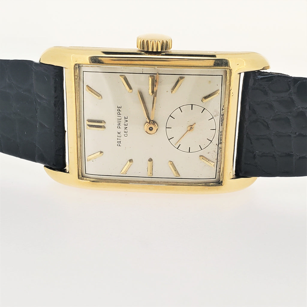 Patek Philippe 2434J Vintage Large rectangular oversized tank Style case. Circa 1948