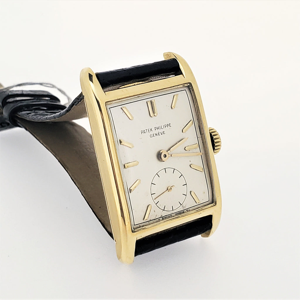Patek Philippe 2434J Vintage Large rectangular oversized tank Style case. Circa 1948