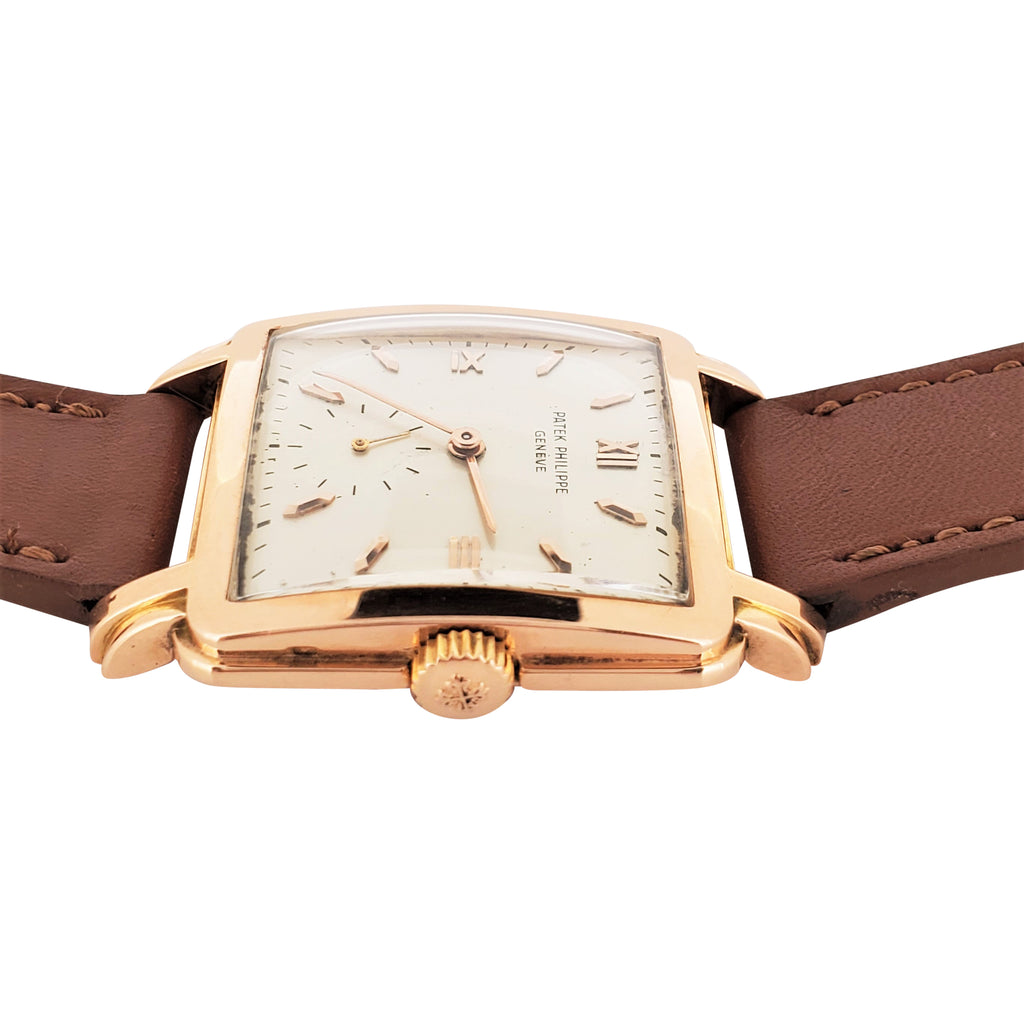 Patek Philippe 2436R Vintage Large Square Stepped Case Watch Circa 1952