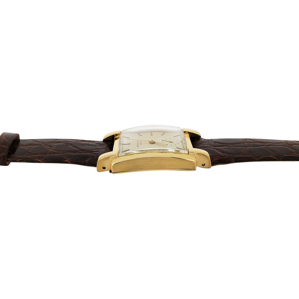Patek Philippe 2435J Vintage Rectangular Watch with Unusual Large Lugs circa 1948