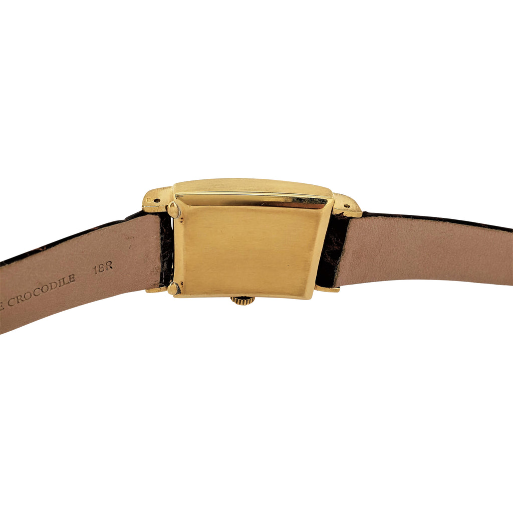 Patek Philippe 2443J Vintage Rectangular Watch with Bold Lugs Circa 1953