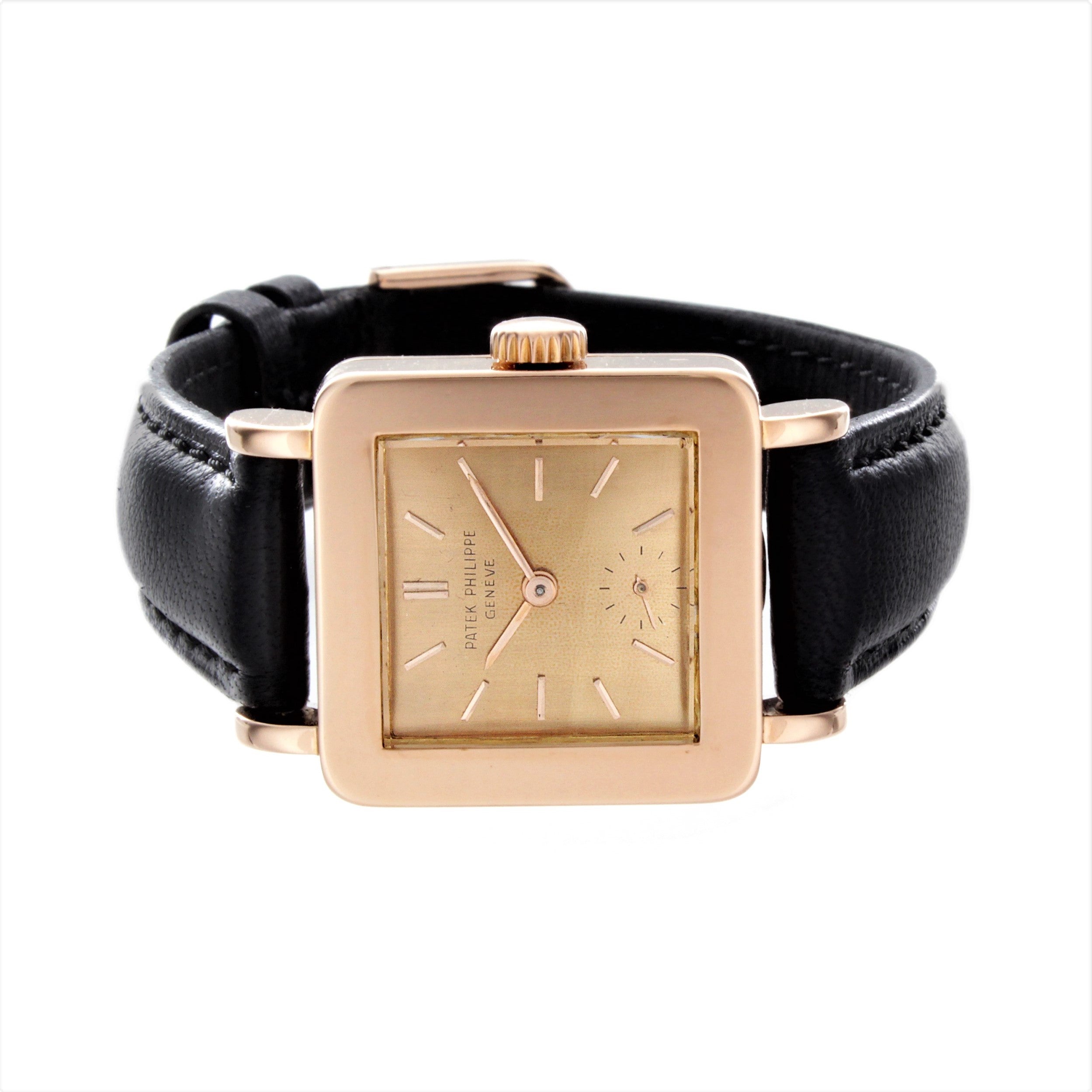 Patek Philippe 2444R Square Watch circa 1952 PatekMonger
