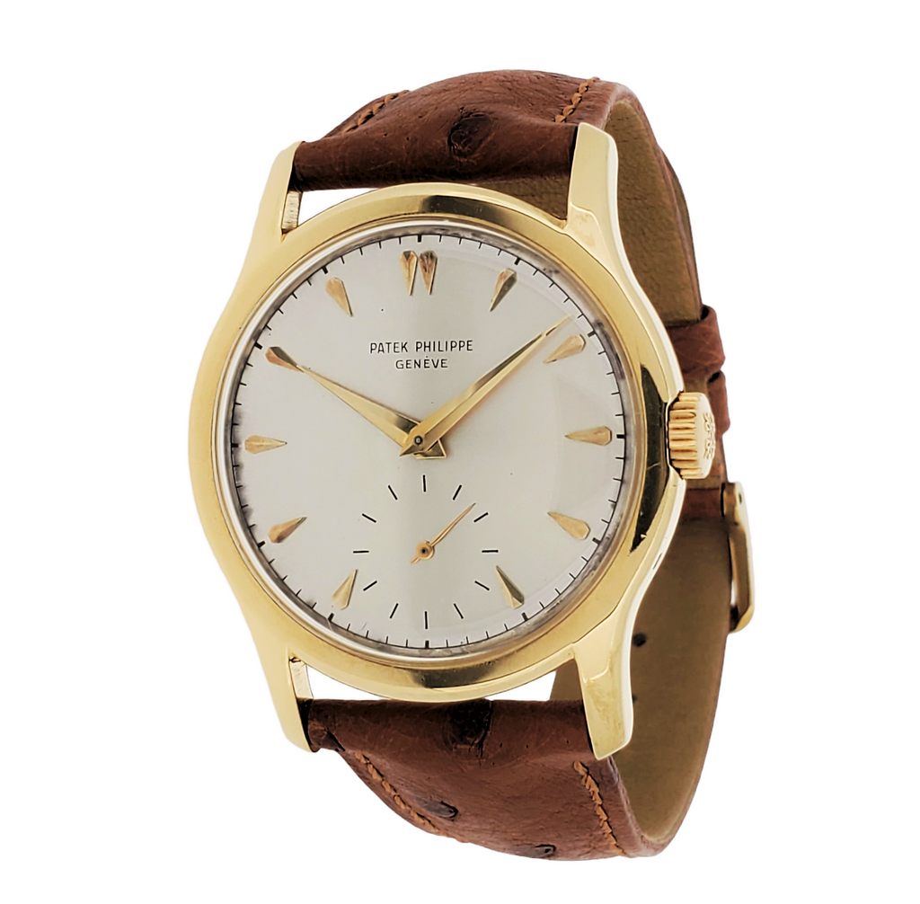 Patek Philippe 2450 Calatrava, 35mm Rare dial configuration, Circa 1948