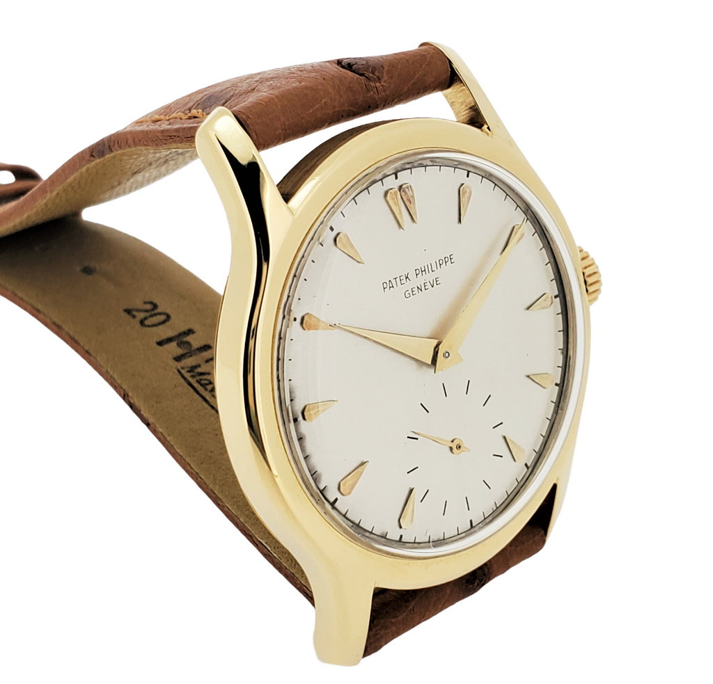 Patek Philippe 2450 Calatrava, 35mm Rare dial configuration, Circa 1948