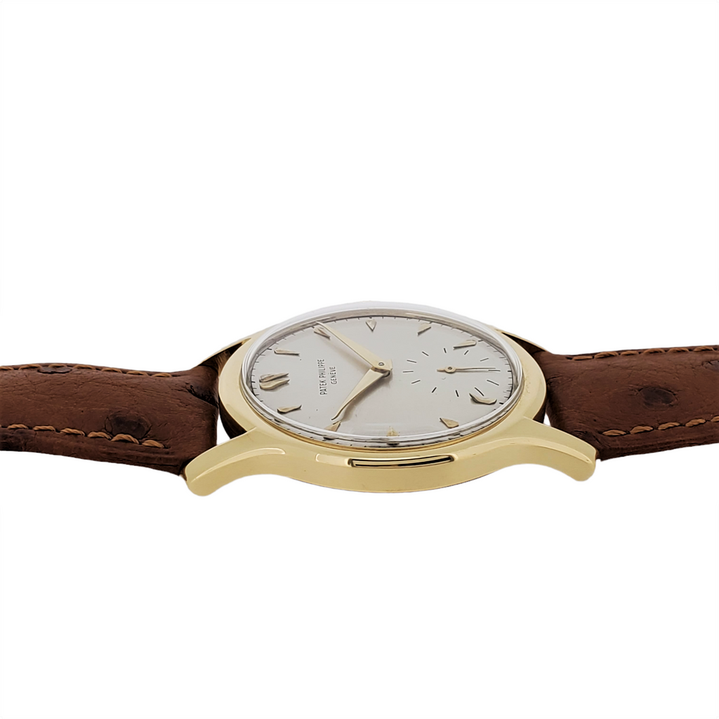 Patek Philippe 2450 Calatrava, 35mm Rare dial configuration, Circa 1948