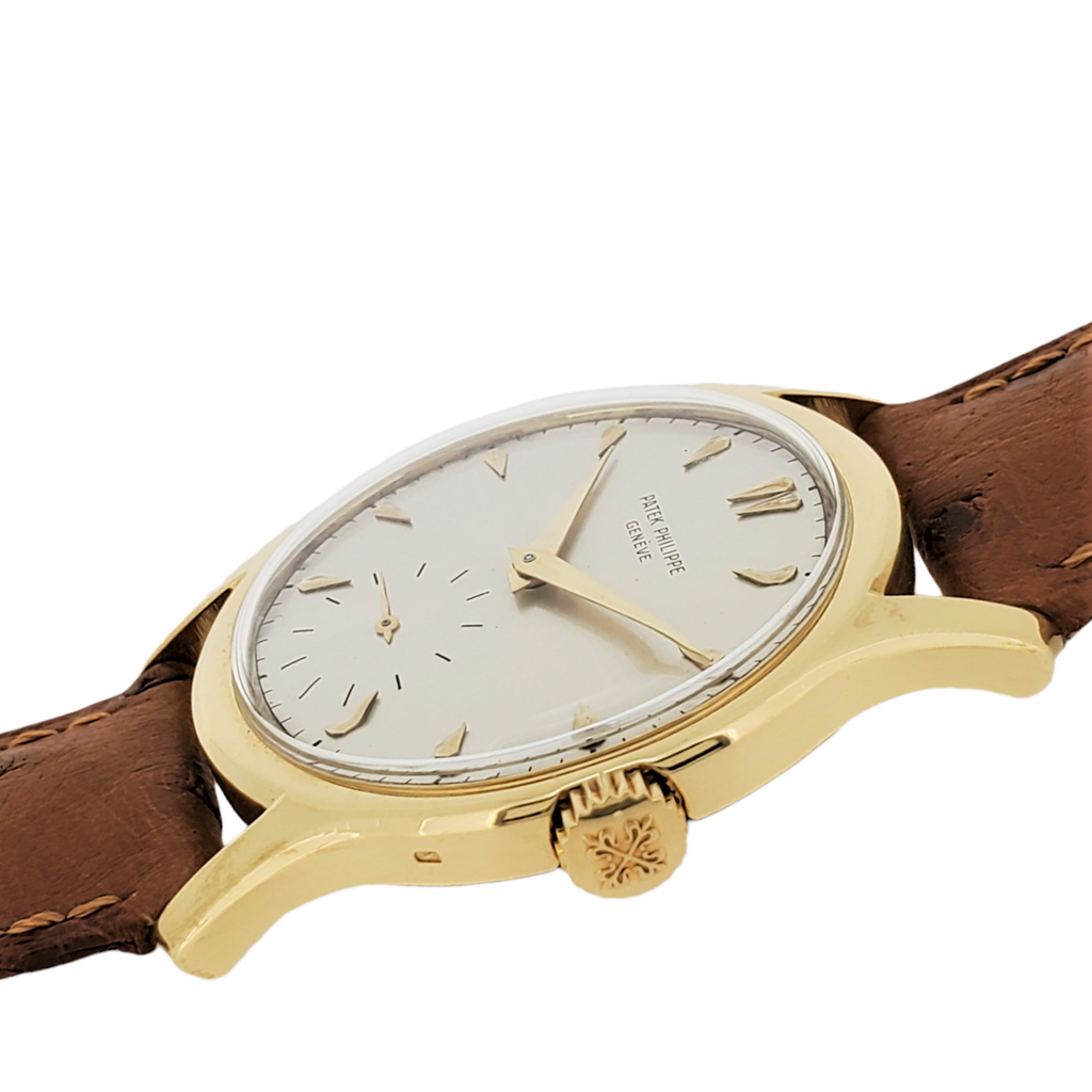 Patek Philippe 2450 Calatrava, 35mm Rare dial configuration, Circa 1948