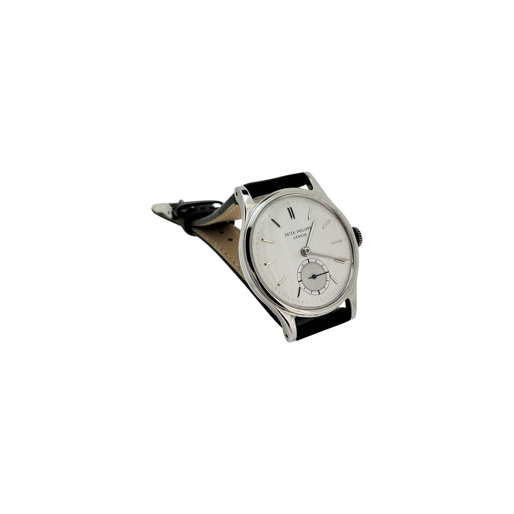 Patek Philippe 2451A Vintage Stainless Steel Water Resistant Calatrava, Circa 1951-1952