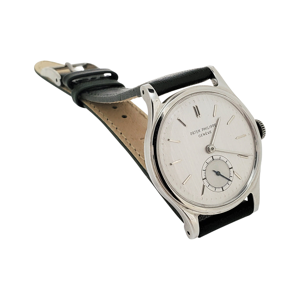 Patek Philippe 2451A Vintage Stainless Steel Water Resistant Calatrava, Circa 1951-1952