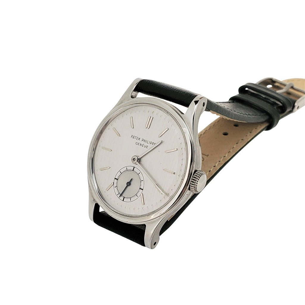 Patek Philippe 2451A Vintage Stainless Steel Water Resistant Calatrava, Circa 1951-1952