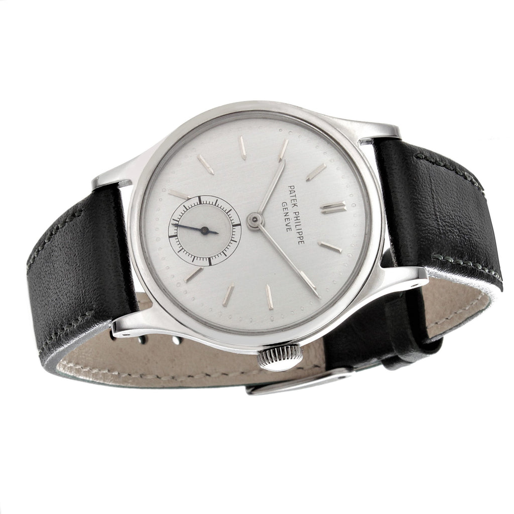 Patek Philippe 2451A Vintage Stainless Steel Water Resistant Calatrava, Circa 1951-1952