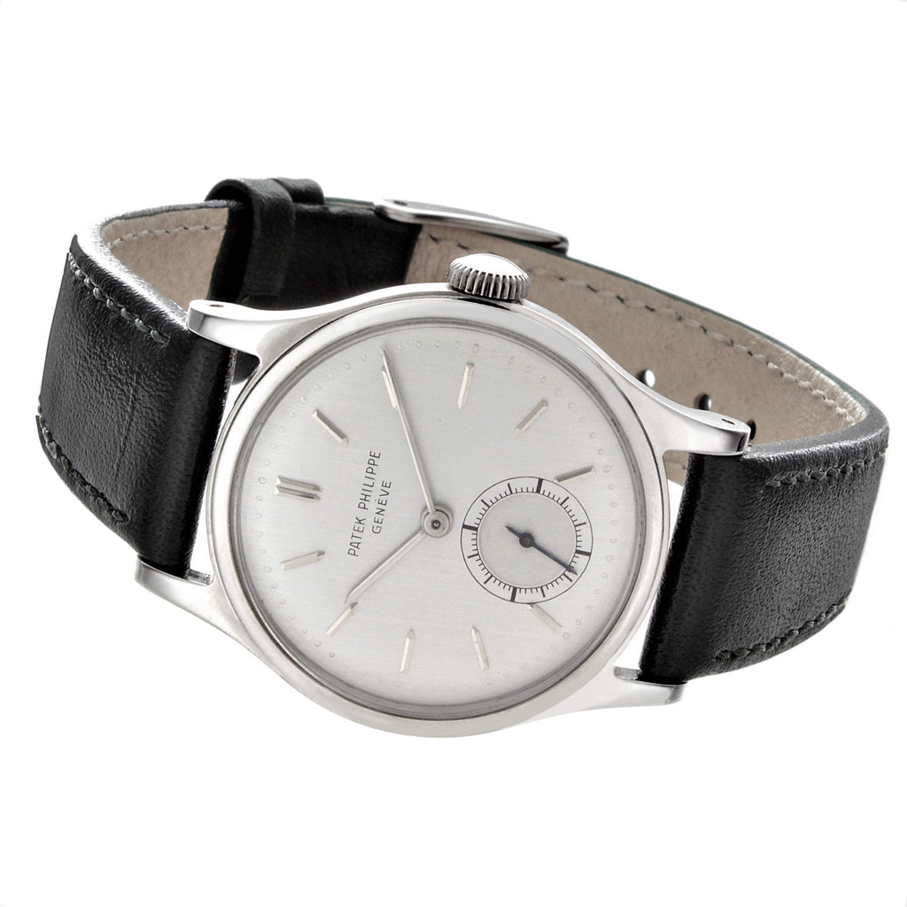 Patek Philippe 2451A Vintage Stainless Steel Water Resistant Calatrava, Circa 1951-1952