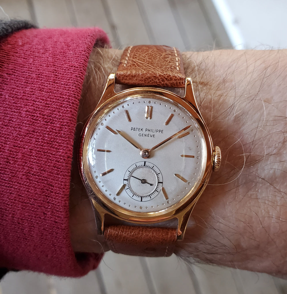 Patek Philippe 2451R Rose Gold Water Resistant Calatrava, Circa 1951-1952