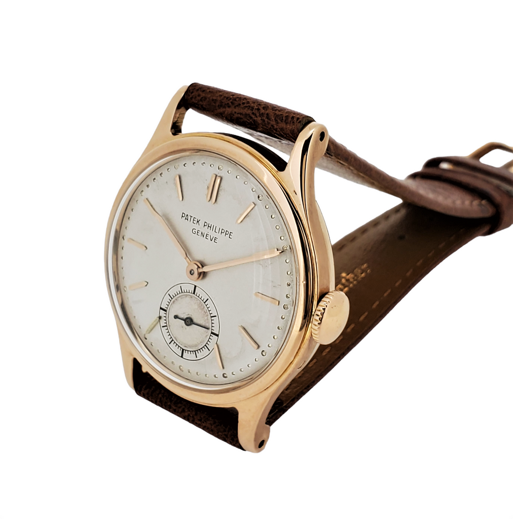 Patek Philippe 2451R Rose Gold Water Resistant Calatrava, Circa 1951-1952