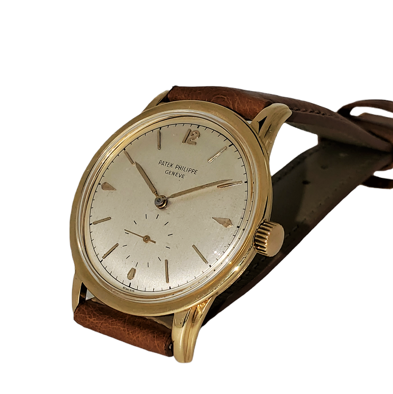 Patek Philippe 2452J Vintage Calatrava Watch 35mm Circa 1951 PatekMonger