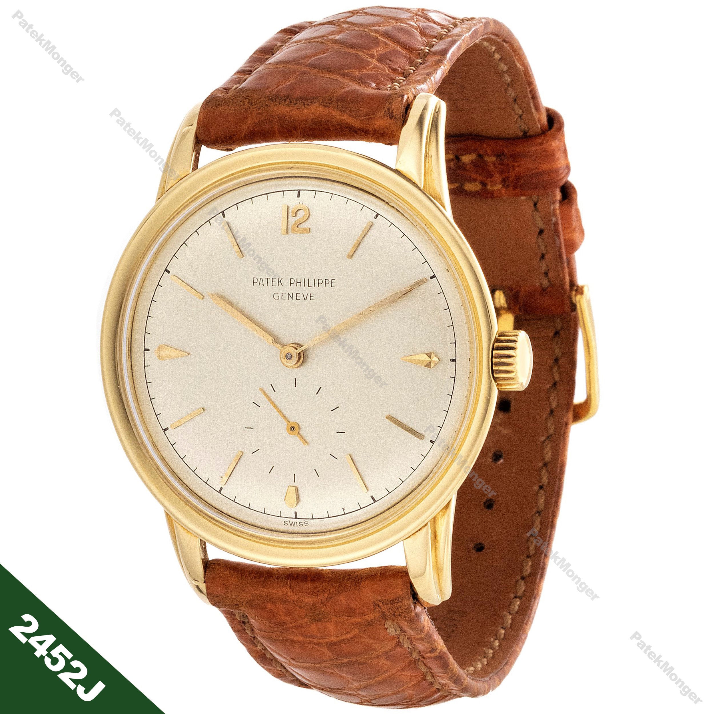 Calatrava, Reference 2450, A yellow gold wristwatch