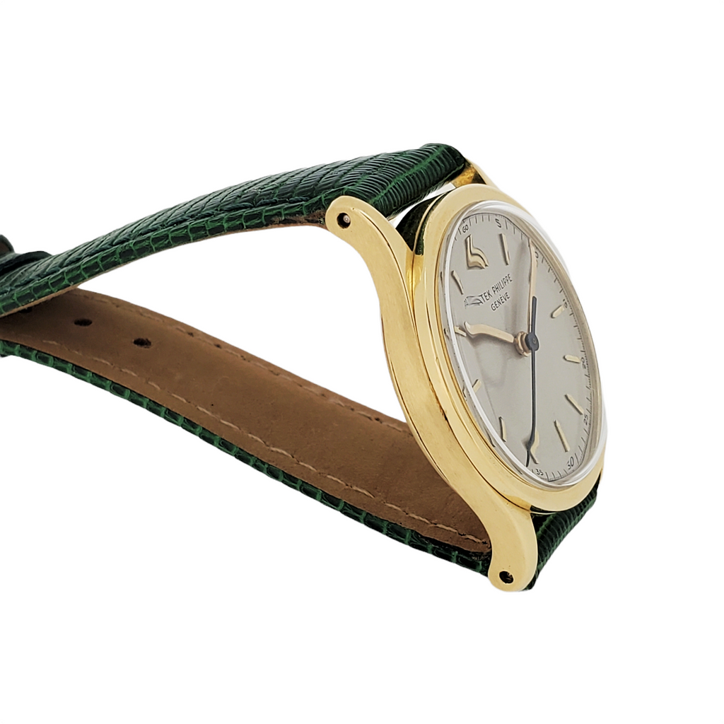 Patek Philippe 2457J Calatrava Watch Replaced Ref. 96 with Center Sweep, Circa 1951