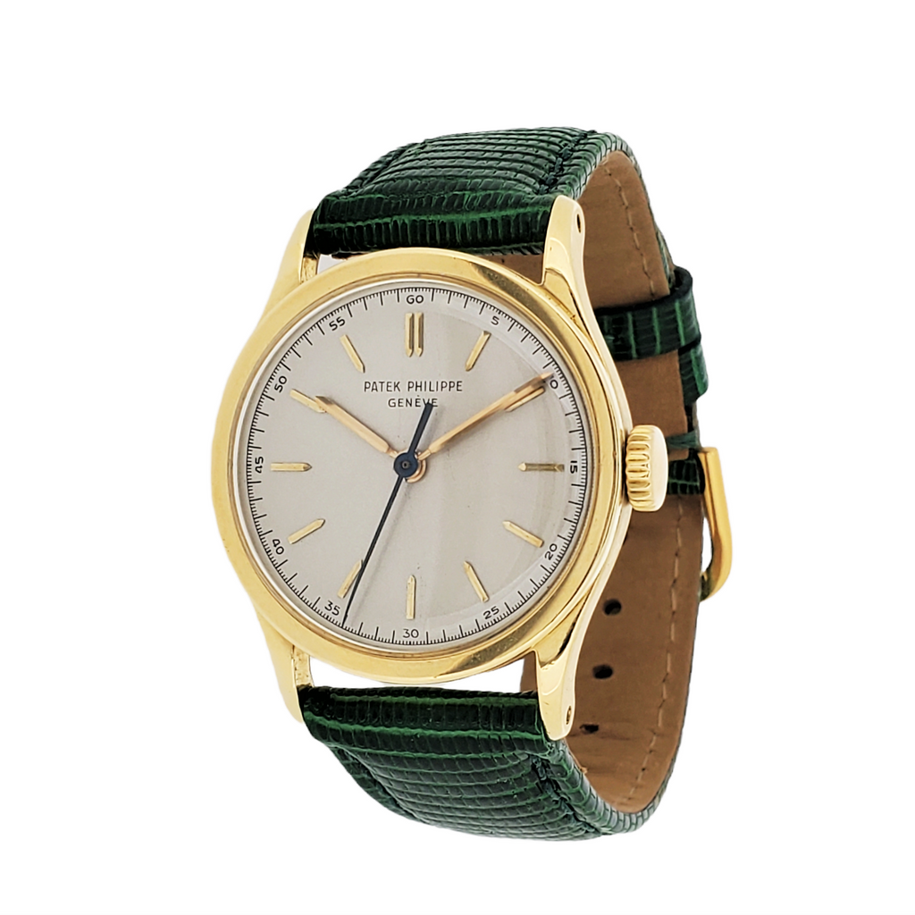 Patek Philippe 2457J Calatrava Watch Replaced Ref. 96 with Center Sweep, Circa 1951