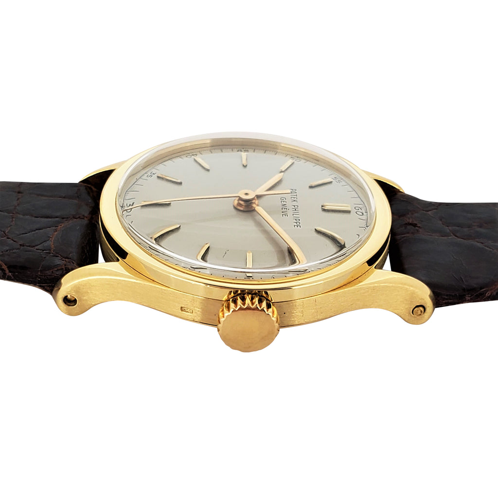 Patek Philippe 2457J Vintage Calatrava Watch Replaced the Ref. 96 with Center Seconds Circa 1957