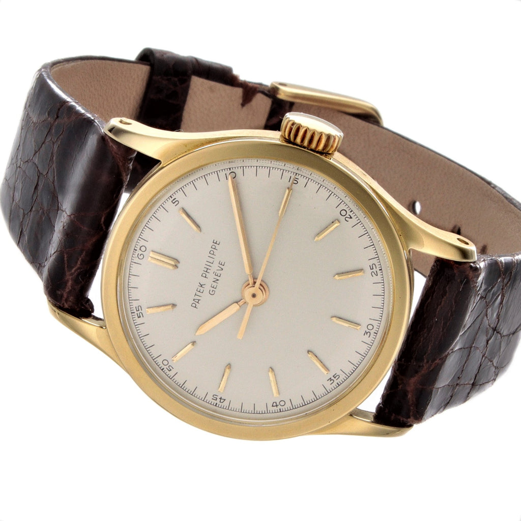 Patek Philippe 2457J Vintage Calatrava Watch Replaced the Ref. 96 with Center Seconds Circa 1957