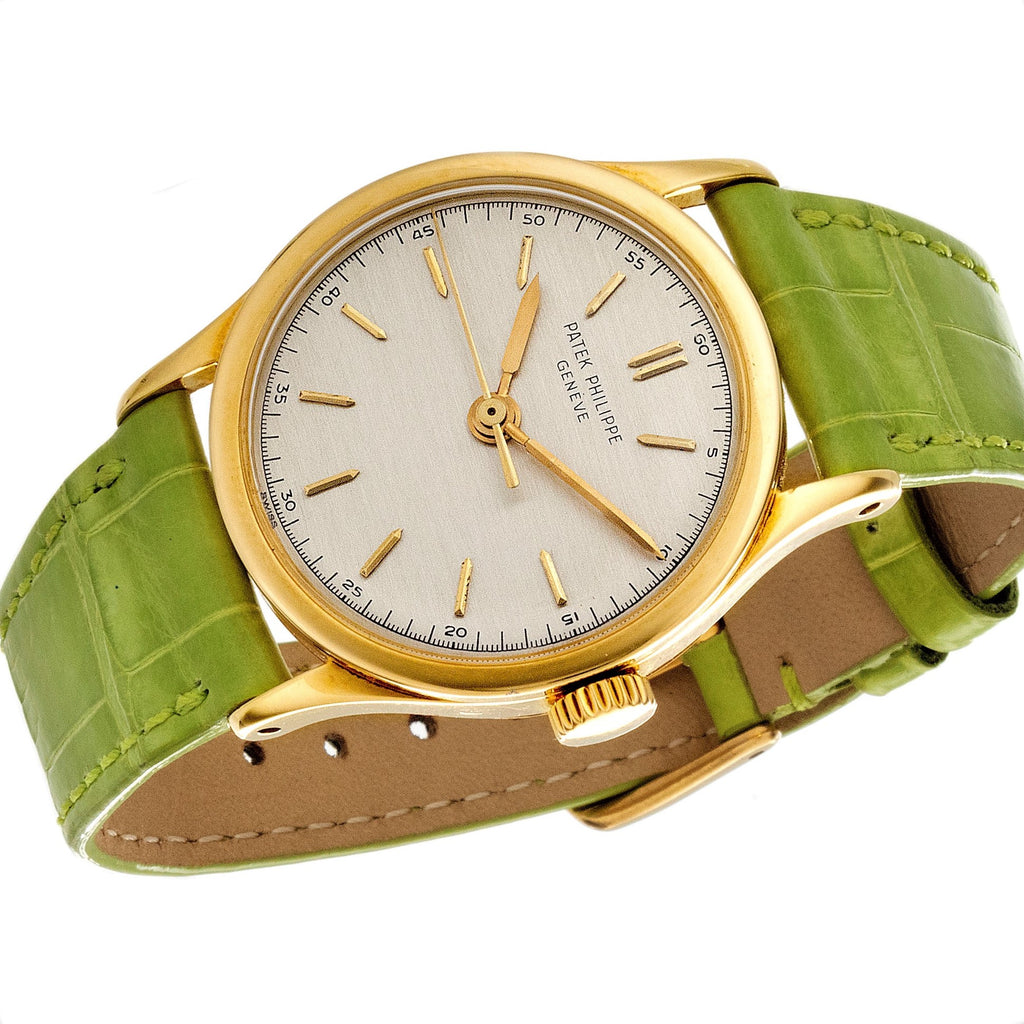 Patek Philippe 2457J Calatrava Watch Replaced Ref. 96 with Center Sweep  circa 1951
