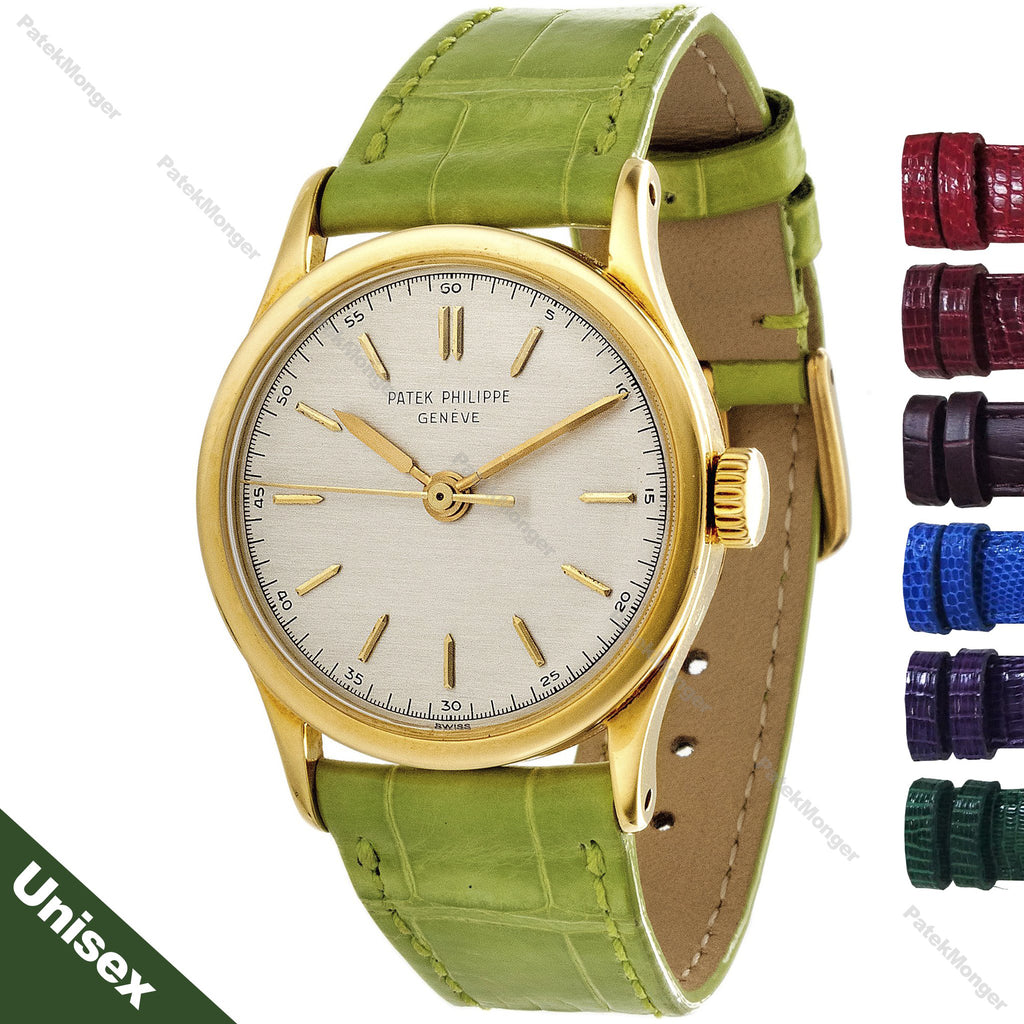 Patek Philippe 2457J Calatrava Watch Replaced Ref. 96 with Center Sweep  circa 1951
