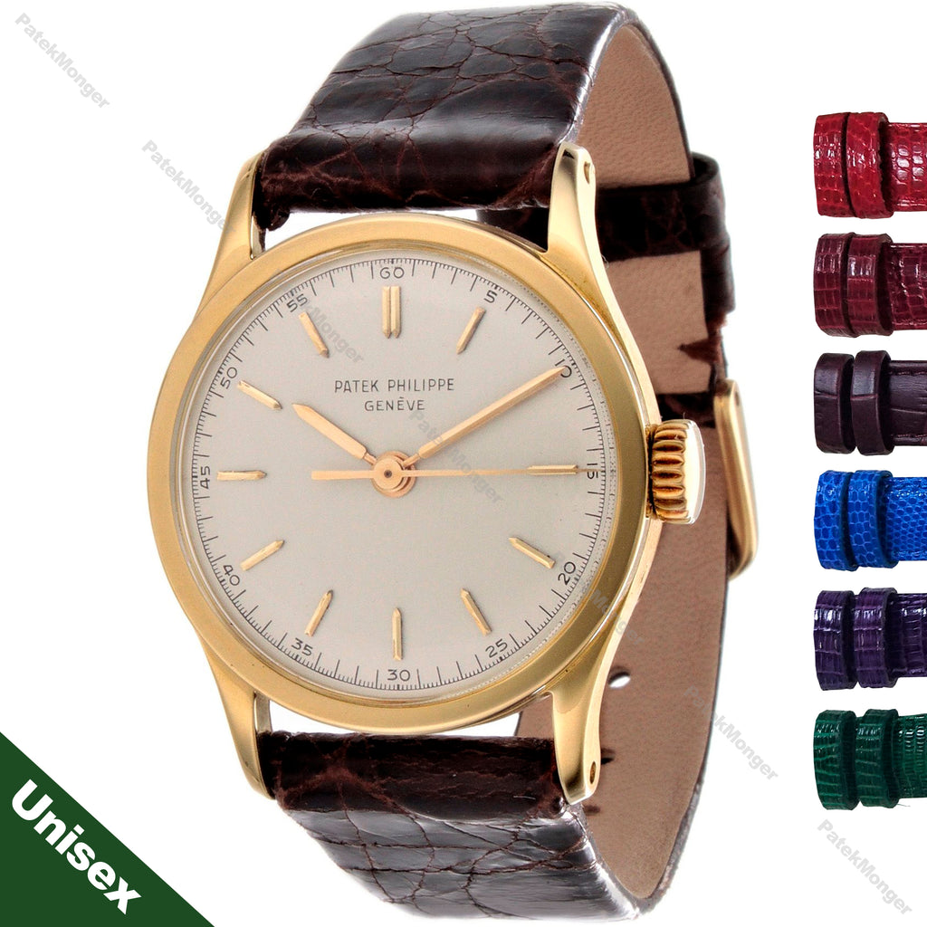 Patek Philippe 2457J Vintage Calatrava Watch Replaced the Ref. 96 with Center Seconds Circa 1957