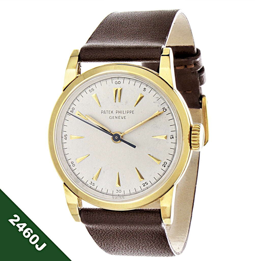 Patek Philippe 2460J Vintage Calatrava Watch with Oversized bold Lugs, Circa 1951