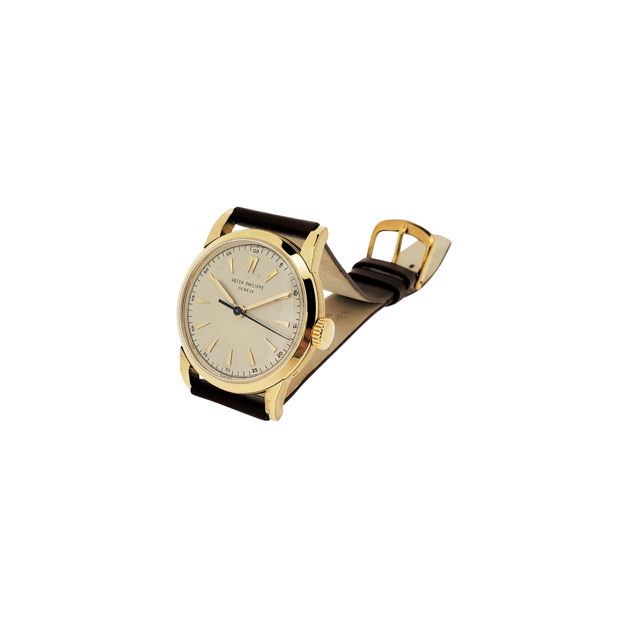 Patek Philippe 2460J Vintage Calatrava Watch with Oversized Patek Philippe 2460J Vintage Calatrava Watch with Oversized