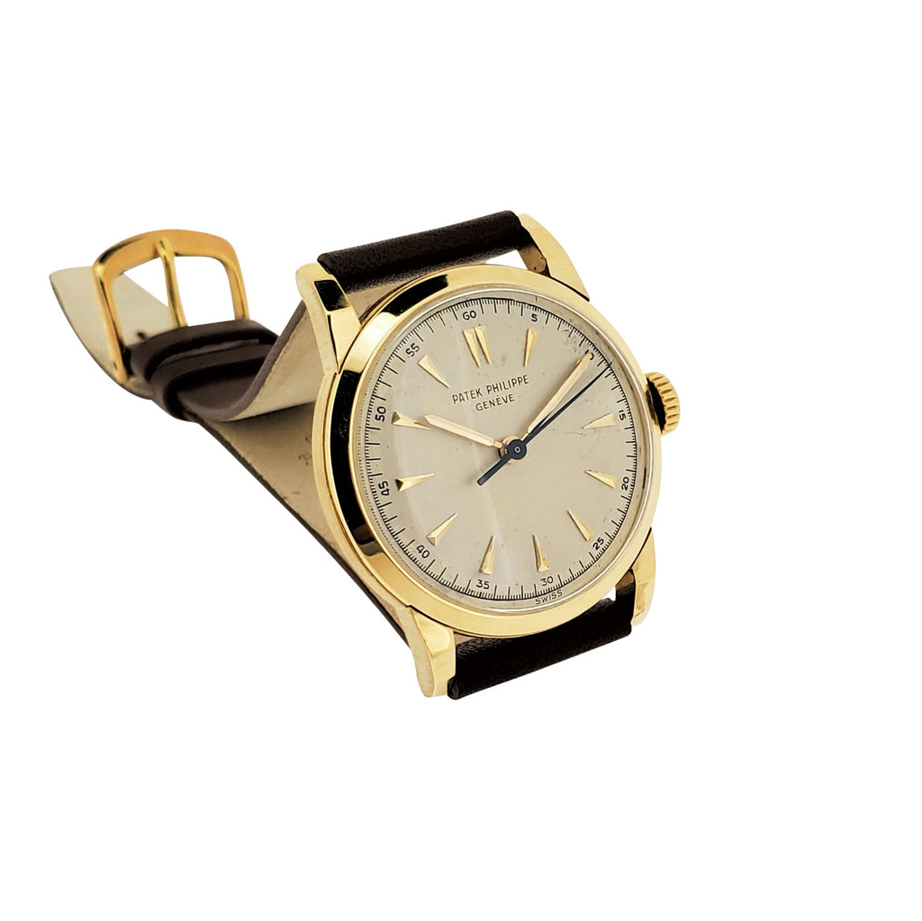 Patek Philippe 2460J Vintage Calatrava Watch with Oversized bold Lugs, Circa 1951