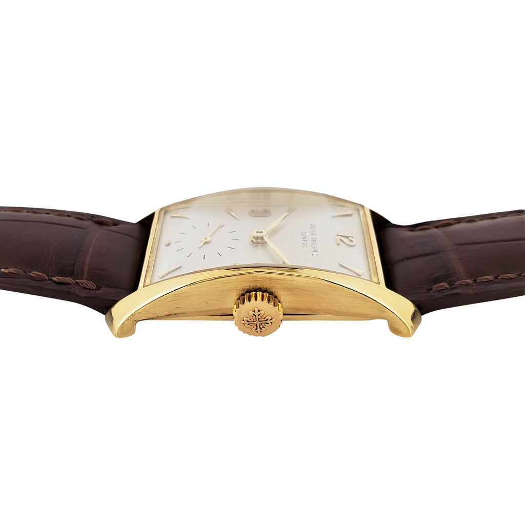 Patek Philippe 2468J Vintage Iconic "Hour Glass" Watch Circa 1955