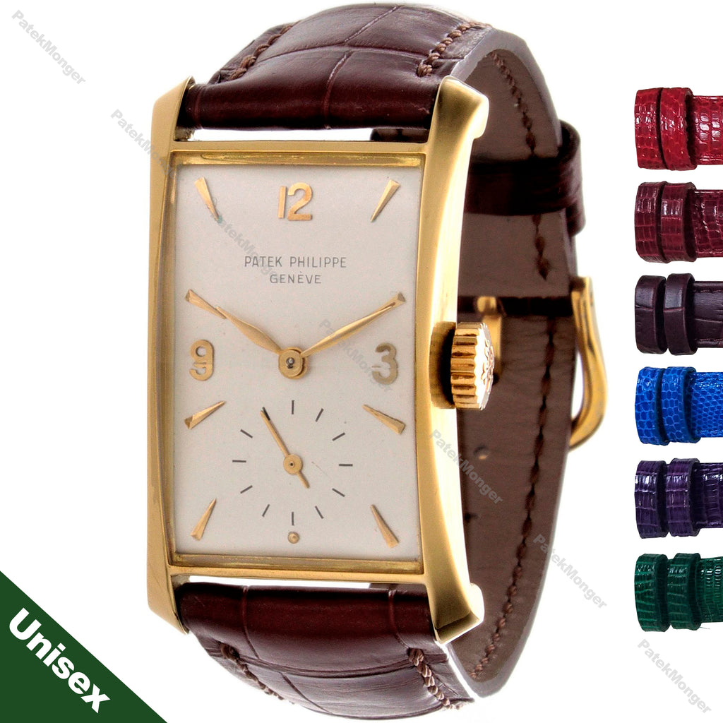 Patek Philippe 2468J Vintage Iconic "Hour Glass" Watch Circa 1955