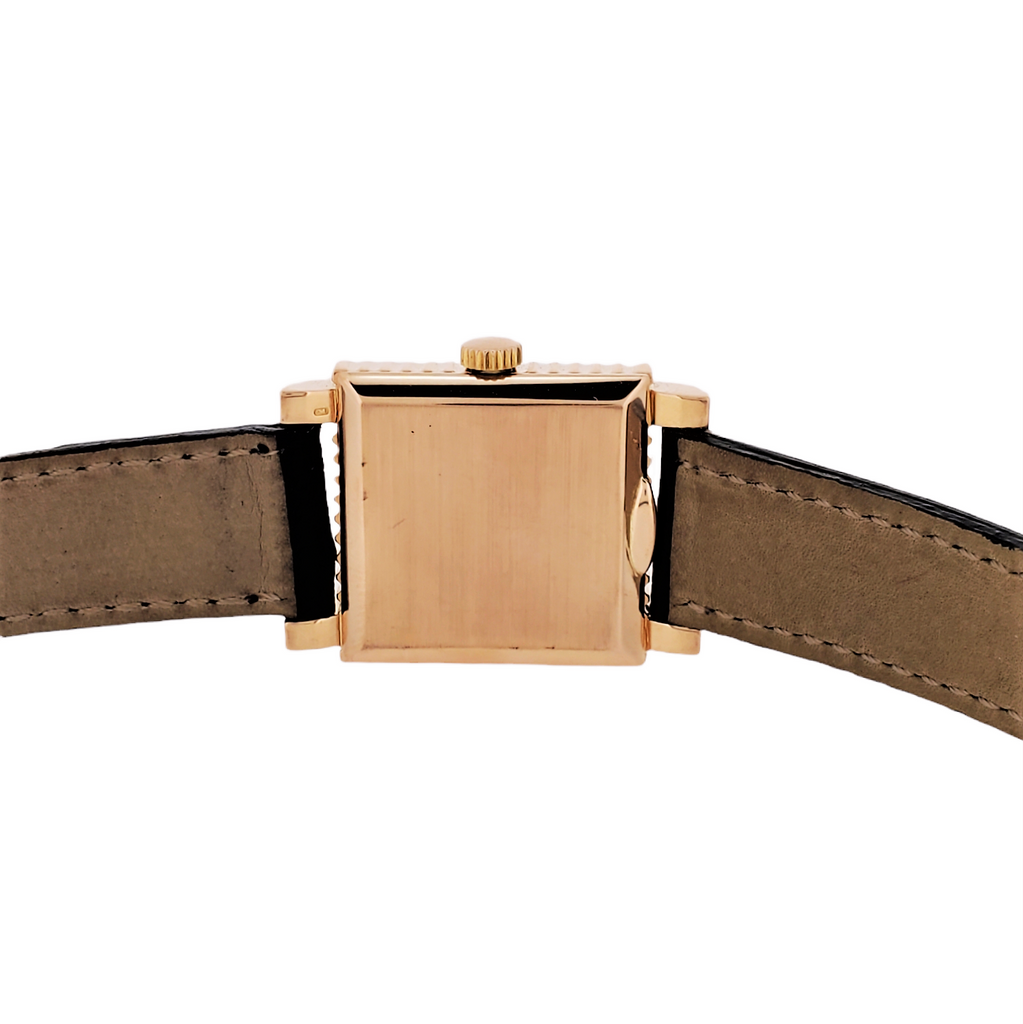 Patek Philippe 2472R; bold squarish shaped case with fluted ribbed Case,  Circa 1951-52