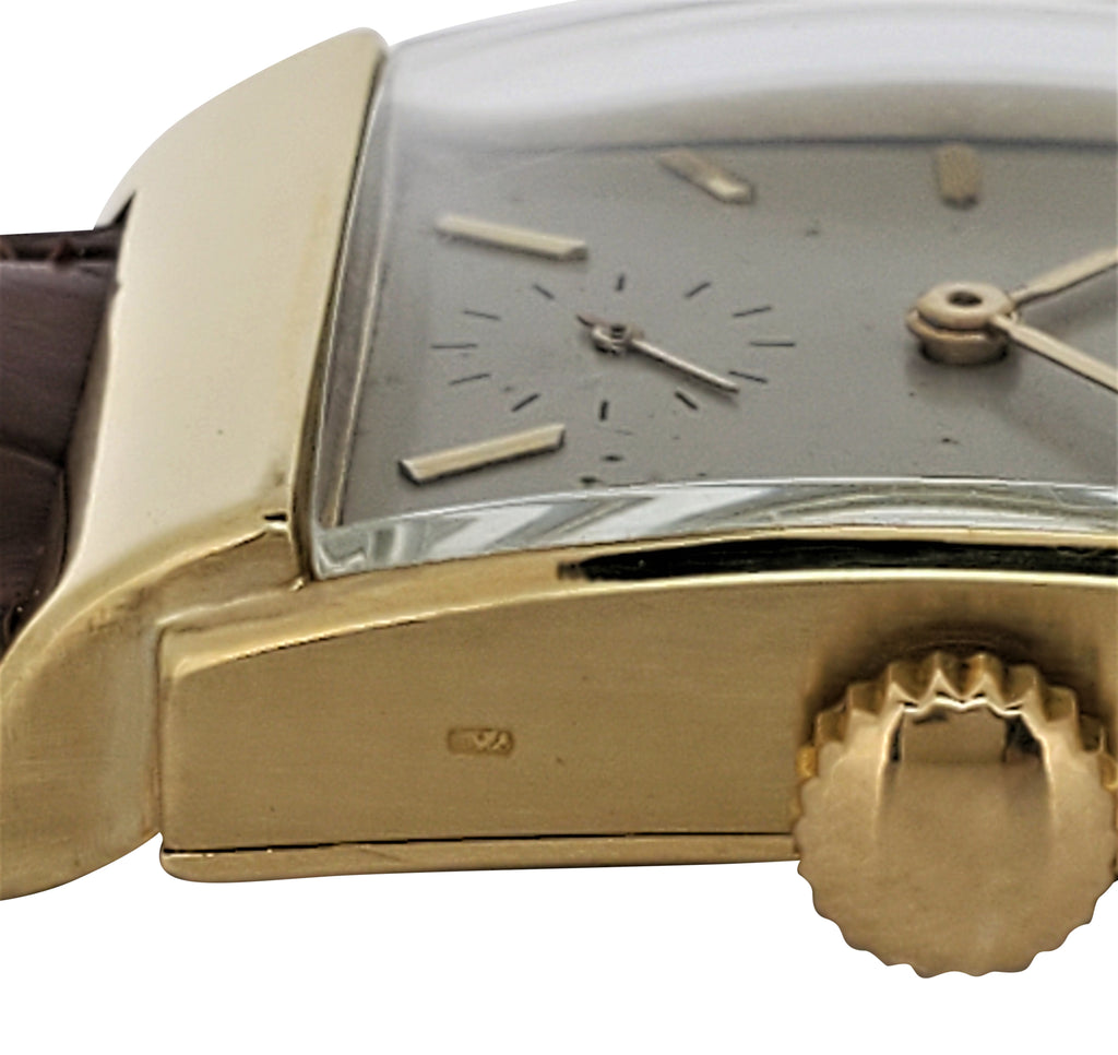 Patek Philippe 2479J Vintage Curved Domed Rectangular watch with Stepped Case, Circa 1950