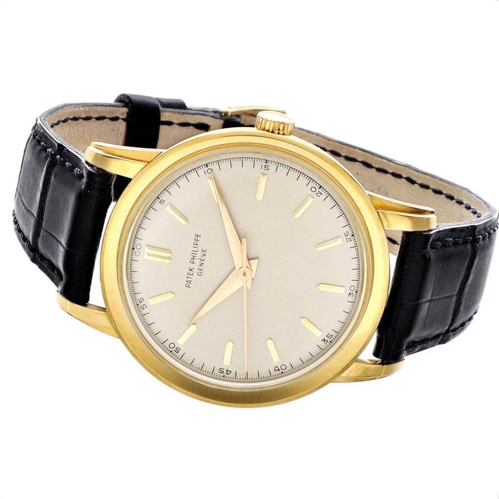 Patek Philippe 2481J  Vintage Oversized 37mm Calatrava Watch; Circa 1955